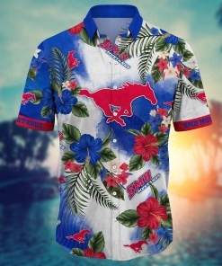 SMU Mustangs NCAA Flower Hawaii Shirt For Fans Ver 28
