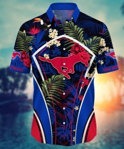 SMU Mustangs NCAA Flower Hawaii Shirt For Fans Ver 30