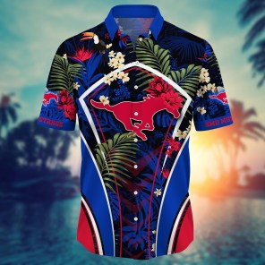 SMU Mustangs NCAA Flower Hawaii Shirt For Fans Ver 30