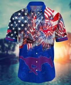 SMU Mustangs NCAA Flower Hawaii Shirt For Fans Ver 31