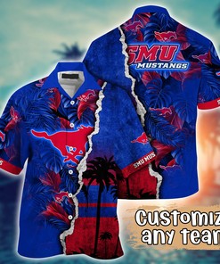 SMU Mustangs NCAA Flower Hawaii Shirt For Fans Ver 32