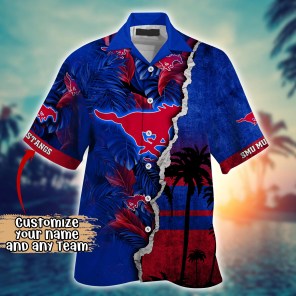 SMU Mustangs NCAA Flower Hawaii Shirt For Fans Ver 32