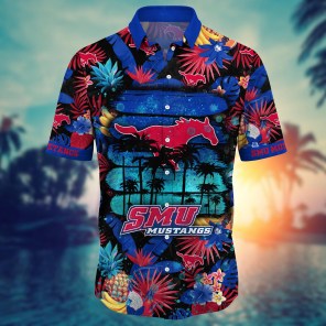 SMU Mustangs NCAA Flower Hawaii Shirt For Fans Ver 33