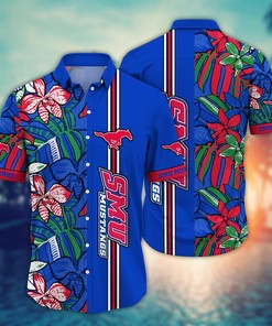 SMU Mustangs NCAA Flower Hawaii Shirt For Fans Ver 34
