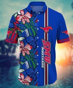 SMU Mustangs NCAA Flower Hawaii Shirt For Fans Ver 34