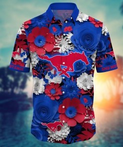 SMU Mustangs NCAA Flower Hawaii Shirt For Fans Ver 35