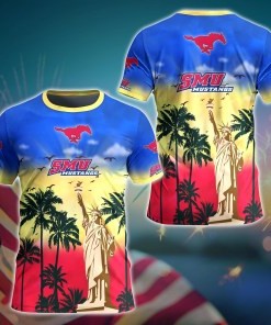 SMU Mustangs NCAA Flower Hawaii Shirt For Fans Ver 36