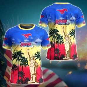 SMU Mustangs NCAA Flower Hawaii Shirt For Fans Ver 36