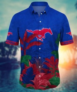 SMU Mustangs NCAA Flower Hawaii Shirt For Fans Ver 4