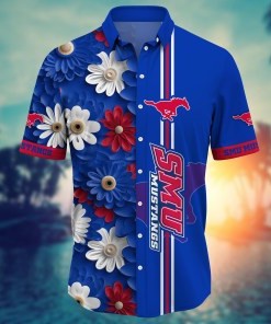 SMU Mustangs NCAA Flower Hawaii Shirt For Fans Ver 5