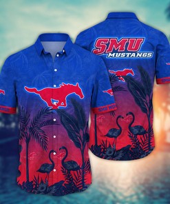SMU Mustangs NCAA Flower Hawaii Shirt For Fans Ver 9