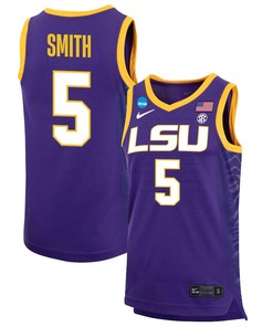 Sa'Myah Smith 5 LSU Tigers 2023 NCAA Basketball Jersey - Purple