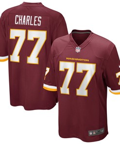 Saahdiq Charles Washington Football Team Game Player Jersey - Burgundy Nfl