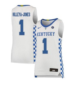 Sacha Killeya-Jones 1 Kentucky Wildcats Basketball Elite Men Jersey - White