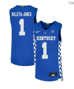Sacha Killeya-Jones 1 Kentucky Wildcats Elite Basketball Youth Jersey - Royal Blue