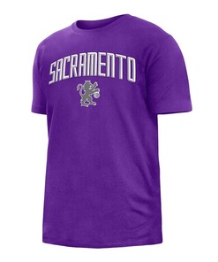 Sacramento Kings New Era 2022/23 City Edition T-Shirt - Purple