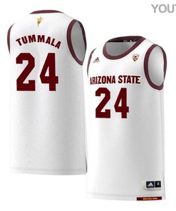 Sai Tummala 24 Arizona State Sun Devils Retro Basketball Youth Jersey White