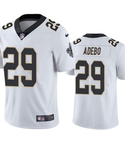 Saints Paulson Adebo 29 Vapor Limited White Jersey Men's