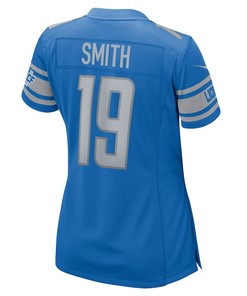 Saivion Smith Detroit Lions Women's Player Game Jersey - Blue