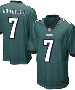 Sam Bradford Philadelphia Eagles Nike Game Jersey - Midnight Green
