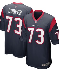 Sam Cooper Houston Texans Game Jersey - Navy Nfl