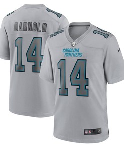 Sam Darnold 14 Carolina Panthers Atmosphere Fashion Game Jersey - Gray