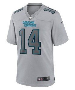 Sam Darnold 14 Carolina Panthers Atmosphere Fashion Game Jersey - Gray