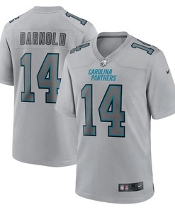 Sam Darnold 14 Carolina Panthers Men Atmosphere Fashion Game Jersey - Gray