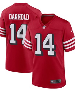 Sam Darnold 14 San Francisco 49ers Men Alternate Game Jersey - Scarlet
