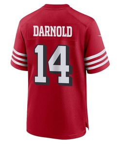 Sam Darnold 14 San Francisco 49ers Men Alternate Game Jersey - Scarlet