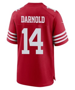 Sam Darnold 14 San Francisco 49ers Men Game Jersey - Scarlet