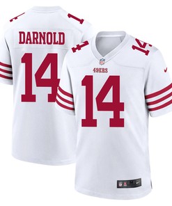 Sam Darnold 14 San Francisco 49ers Men Game Jersey - White