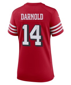 Sam Darnold 14 San Francisco 49ers Women Alternate Game Jersey - Scarlet