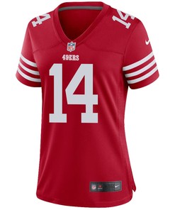 Sam Darnold 14 San Francisco 49ers Women Game Jersey - Scarlet