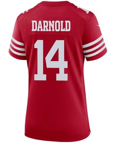 Sam Darnold 14 San Francisco 49ers Women Game Jersey - Scarlet