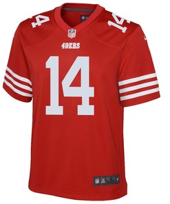 Sam Darnold 14 San Francisco 49ers Youth Game Jersey - Scarlet
