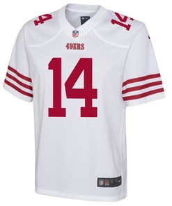 Sam Darnold 14 San Francisco 49ers Youth Game Jersey - White