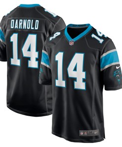 Sam Darnold Carolina Panthers Game Player Jersey - Black Nfl
