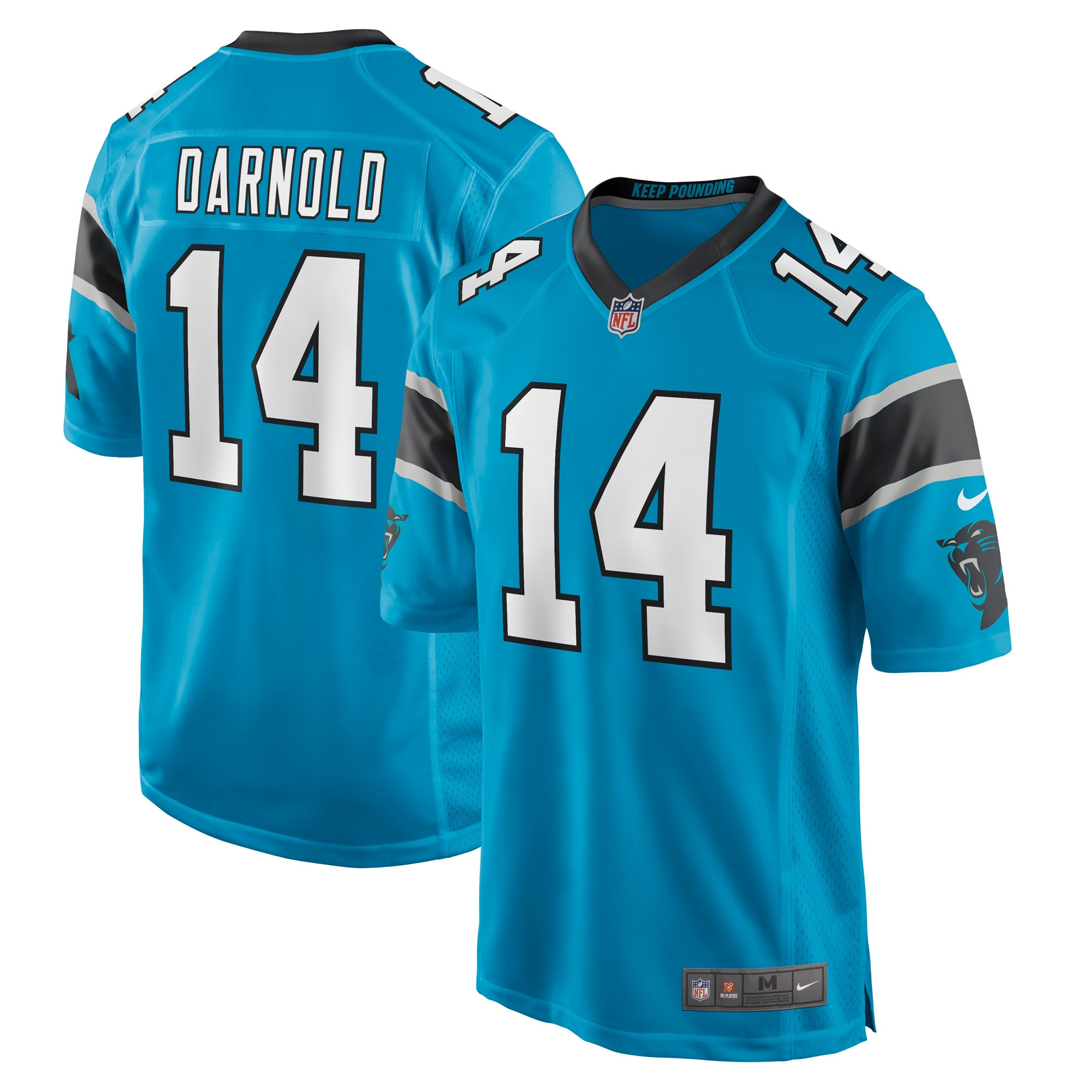 Sam Darnold Carolina Panthers Game Player Jersey - Blue Nfl