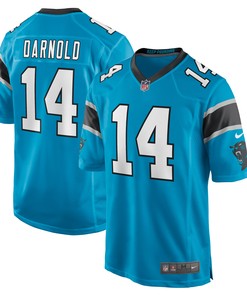 Sam Darnold Carolina Panthers Game Player Jersey - Blue Nfl