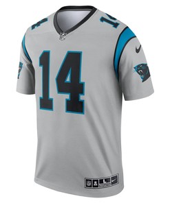 Sam Darnold Carolina Panthers Inverted Legend Jersey - Silver