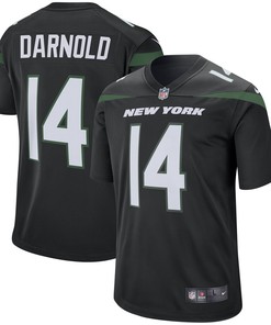 Sam Darnold New York Jets Nike Game Jersey - Stealth Black