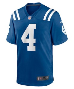 Sam Ehlinger 4 Indianapolis Colts Game Jersey - Royal