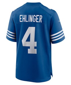 Sam Ehlinger 4 Indianapolis Colts Game Player Jersey - Blue