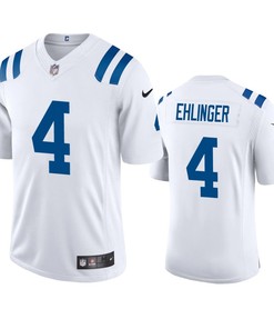 Sam Ehlinger Indianapolis Colts 4 White Vapor Limited Jersey