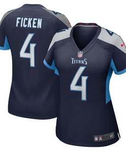 Sam Ficken Tennessee Titans Womens Game Jersey - Navy Nfl