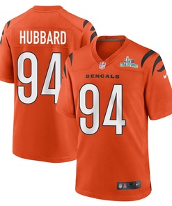 Sam Hubbard 94 Cincinnati Bengals Super Bowl LVII Champions Men Alternate Game Jersey - Orange