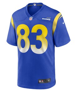 Sam James 83 Los Angeles Rams Home Game Jersey - Royal