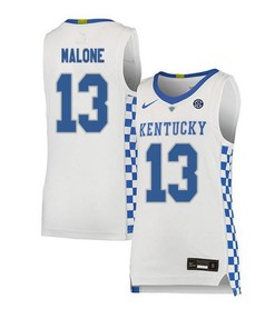 Sam Malone 13 Kentucky Wildcats Basketball Elite Men Jersey - White