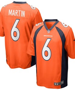 Sam Martin Denver Broncos Game Jersey - Orange Nfl